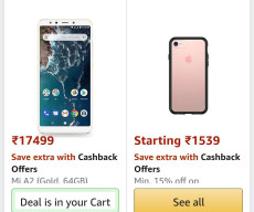 Amazon India lists Mi A2 with price